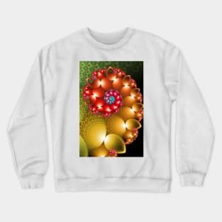 Spinning Spring Spiral Pattern Crewneck Sweatshirt